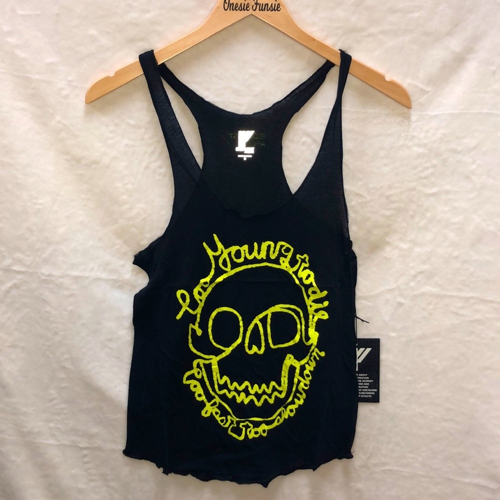 Iron Fist Too Fast Racerback Tank, size small, NWT